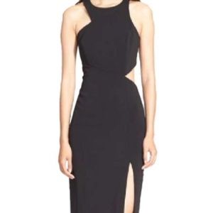 Jay Godfrey Black cutout Sheath Dress Sz 8 NWOT